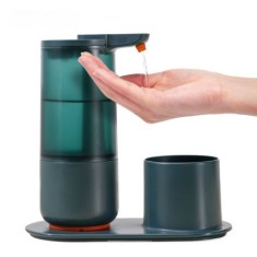 SmartGift Sensörlü Fotoselli Sıvı Sabunluk Dezenfektanlık 250ml YEŞİL